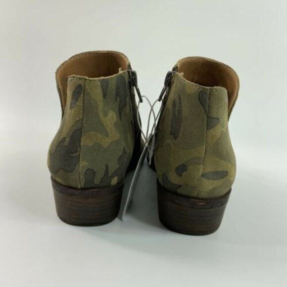 Lucky Brand Waterproof Brintly2 Bootie Suede Camouflage Ankle 7 - Picture 8 of 14